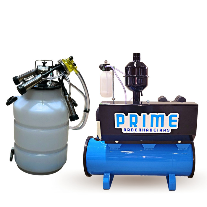 Ordenhadeira Prime Balde ao Pé BV 300 litros - Motor 1 cv - até 3 conjuntos (83000)