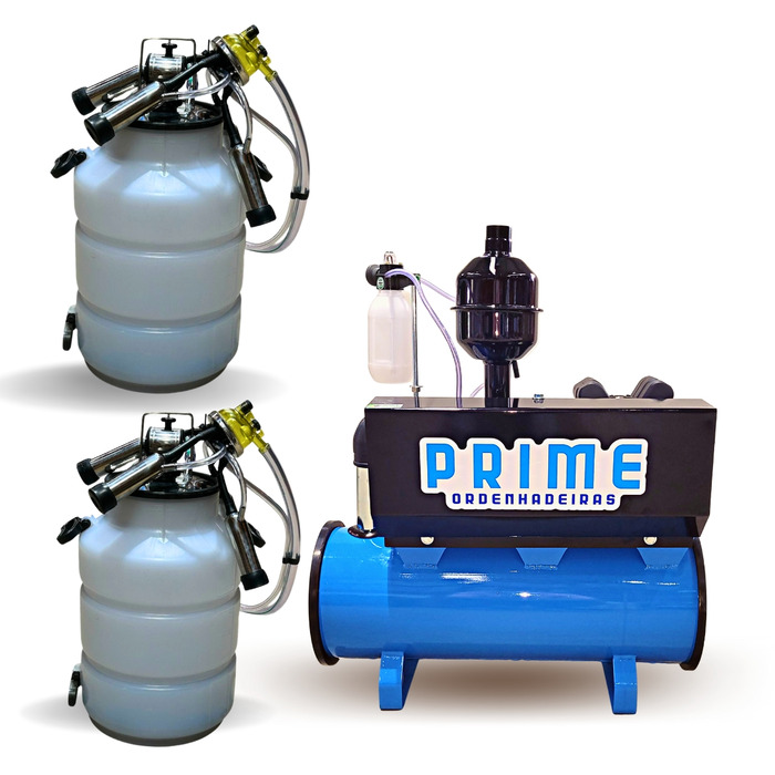 Ordenhadeira Prime Balde ao Pé BV 300 litros - Motor 1 cv - até 3 conjuntos (83000)