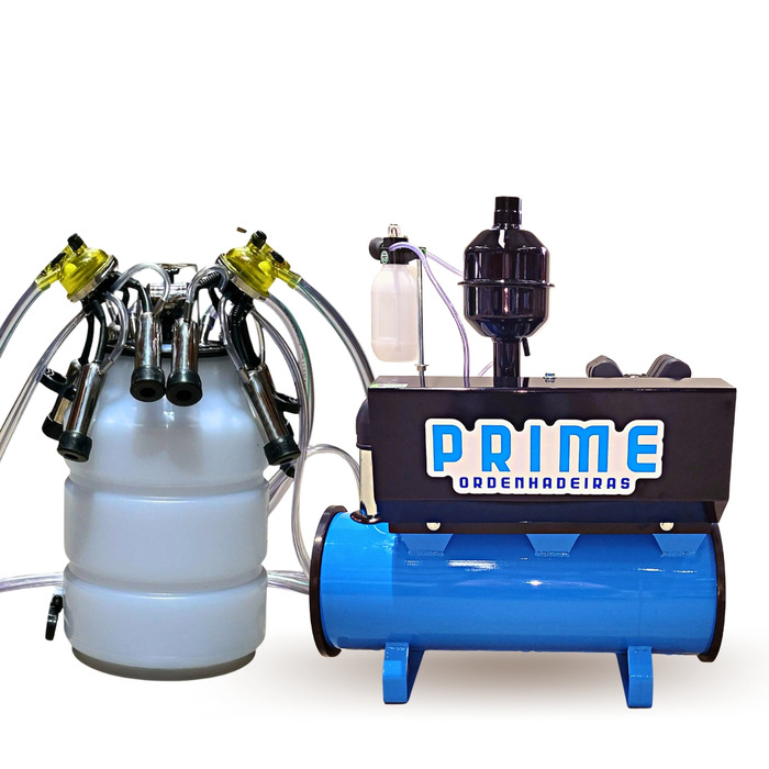 Ordenhadeira Prime Balde ao Pé BV 300 litros - Motor 1 cv - até 3 conjuntos (83000)
