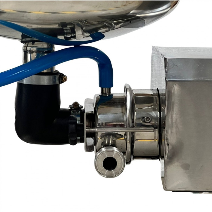 Transferidor De Leite Automático Inox 50 L Para 4 Conjuntos