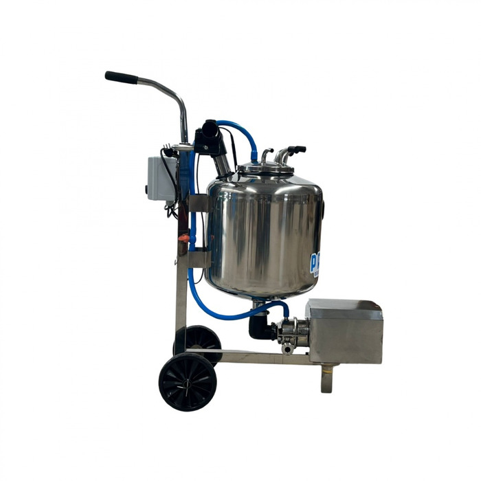 Transferidor De Leite Automático Inox 50 L Para 4 Conjuntos