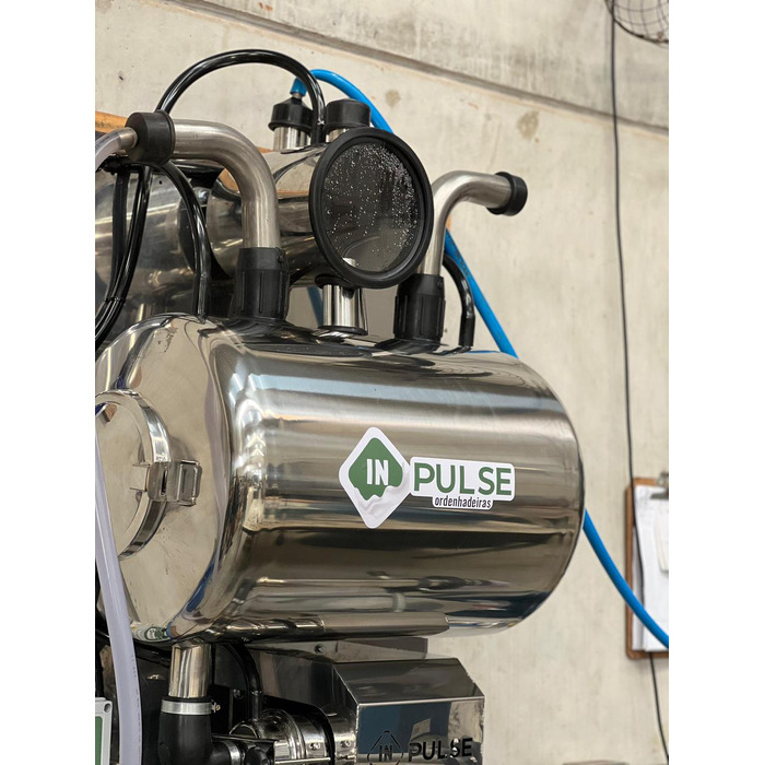 Unidade Final Inox 75 Litros Ordenhadeira Canalizada Inpulse
