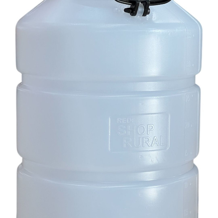 Balde Para Ordenhadeira Em Plástico 40 Litros com 3 alças