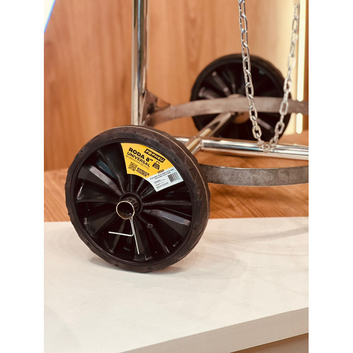 Carrinho Transpote De Latão De Leite 40/50 Lts (INOX)