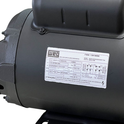 Motor 2cv Weg Mono Bx Rotacao Aberto