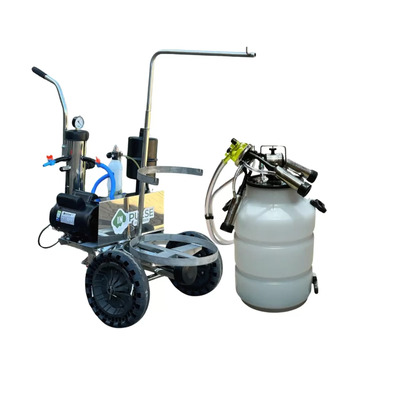 Ordenhadeira Móvel Inox In pulse Bv 300 com suporte de conjunto (140110)