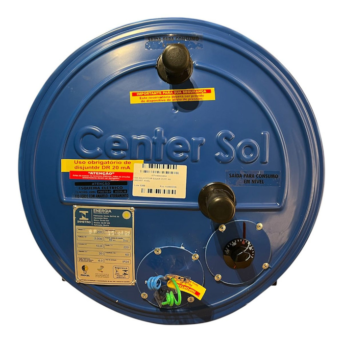 Boiler aquecedor Solar Center sol 200 litros