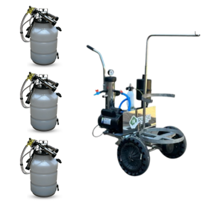 Ordenhadeira Móvel Inox In pulse Bv 450 com suporte de conjunto (140111)