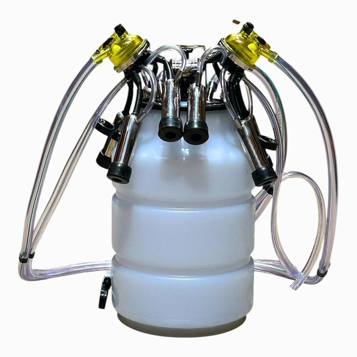 Ordenhadeira Inox Prime Balde ao Pé BV 300 litros - Motor 1 cv - De 1 a 2 conjuntos - 8300