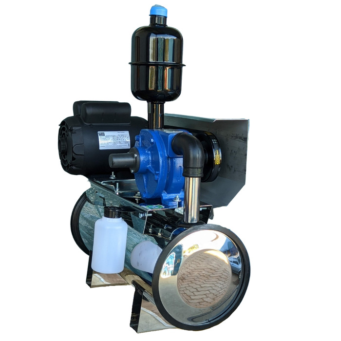 Ordenhadeira Inox Prime Balde ao Pé BV 300 litros - Motor 1 cv - De 1 a 2 conjuntos - 8300