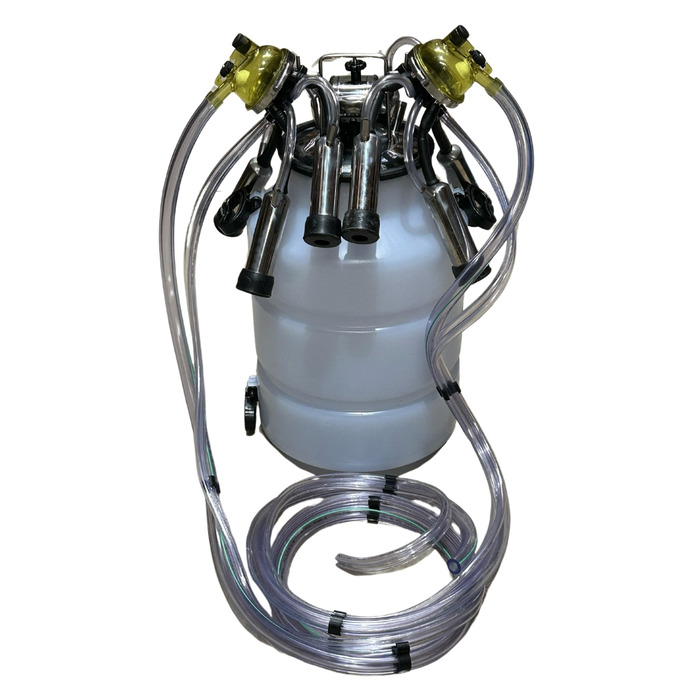 Ordenhadeira Inox Prime Balde ao Pé BV 300 litros - Motor 1 cv - De 1 a 2 conjuntos - 8300