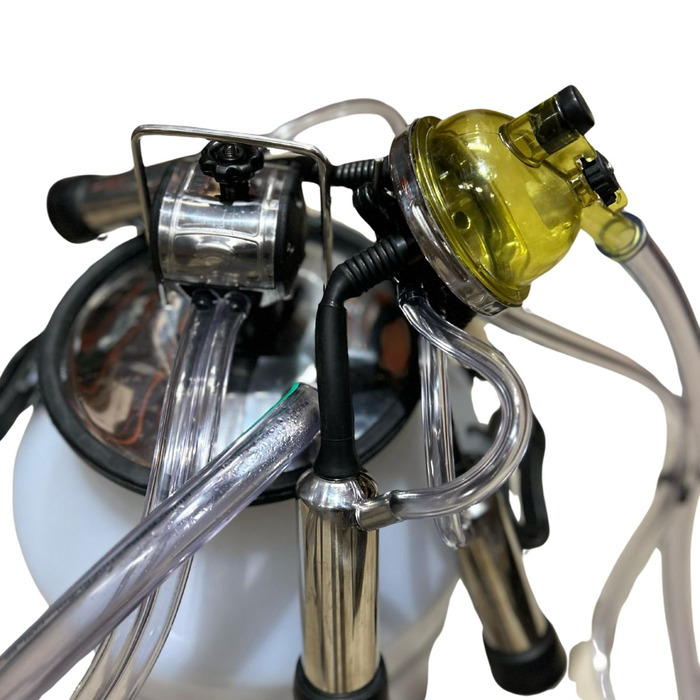 Ordenhadeira Inox Prime Balde ao Pé BV 300 litros - Motor 1 cv - De 1 a 2 conjuntos - 8300