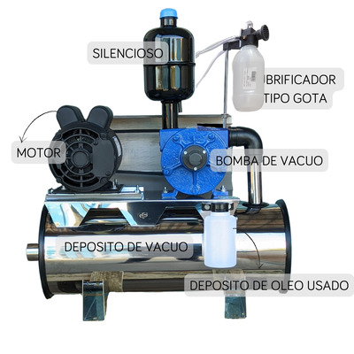 Ordenhadeira Inox Prime Balde ao Pé BV 300 litros - Motor 1 cv - De 1 a 2 conjuntos - 8300