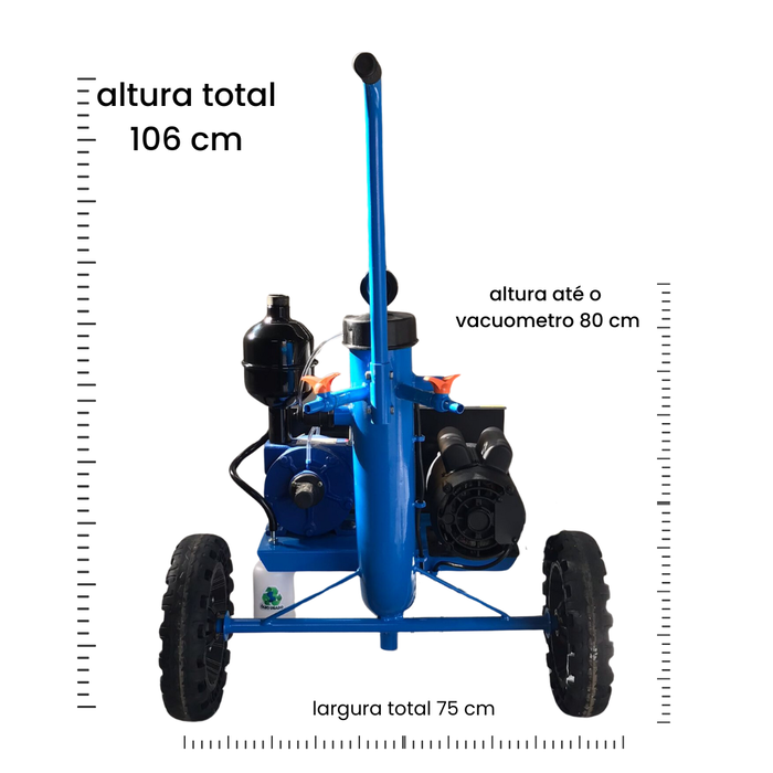 Ordenhadeira Móvel Mini Prime Bv 450 - 1 a 4 conjuntos de ordenha (1401051)