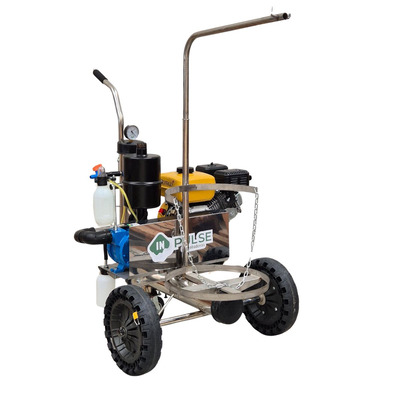 Ordenhadeira Móvel em inox com sup. de conjunto - Motor a gasolina (140112)