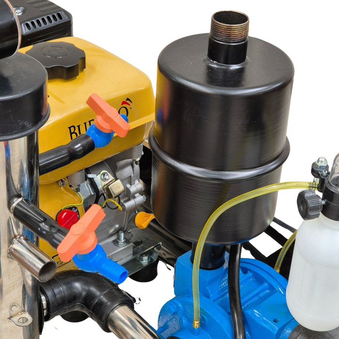 Ordenhadeira Móvel em inox com sup. de conjunto - Motor a gasolina (140112)