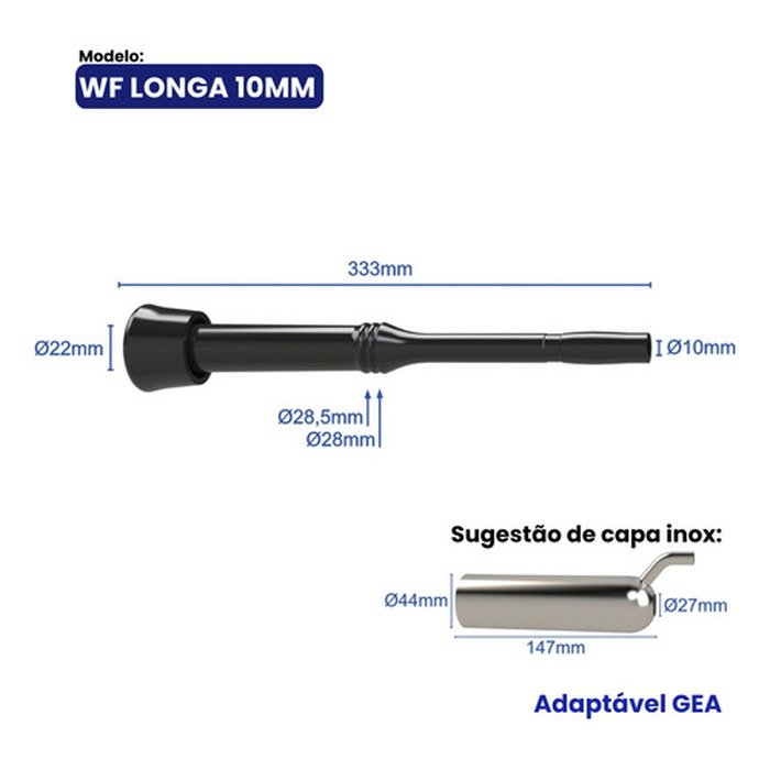 TETEIRA WF LONGA 10MM INABOR ULTRA