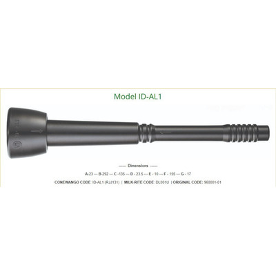 Teteira Iinsuflador Universal 2 Anéis 9,5mm Conewango 