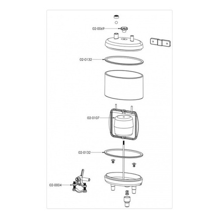 Lavador Automático Para 4 Teteiras Do Conjunto Do Ordenha