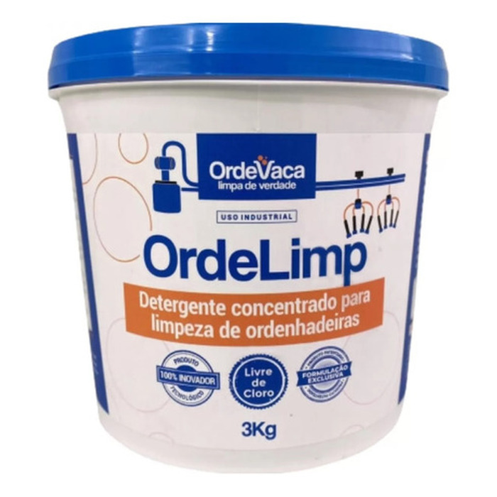 Detergente Concentrado P/ Limpeza De Ordenhadeira Canalizada - Ordelimpa