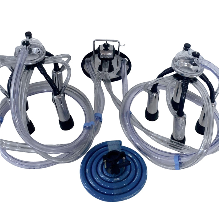 Conjunto De Ordenha Duplo Completo P/ 2 Vacas Ao Mesmo Tempo