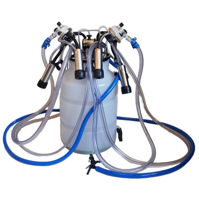 Conjunto De Ordenha Duplo Completo P/ 2 Vacas Ao Mesmo Tempo