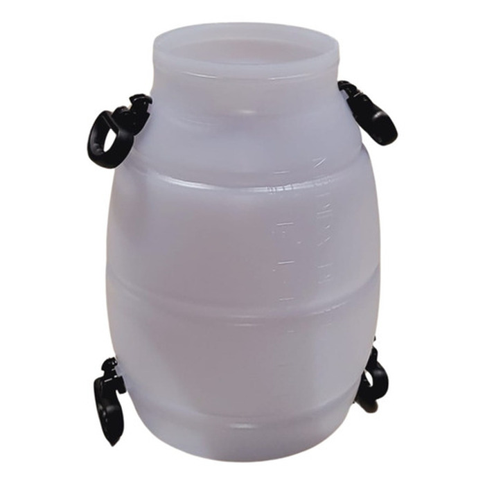 Tarro Latão Vasilhame De Leite 45 Litros Medição E 4 Alças