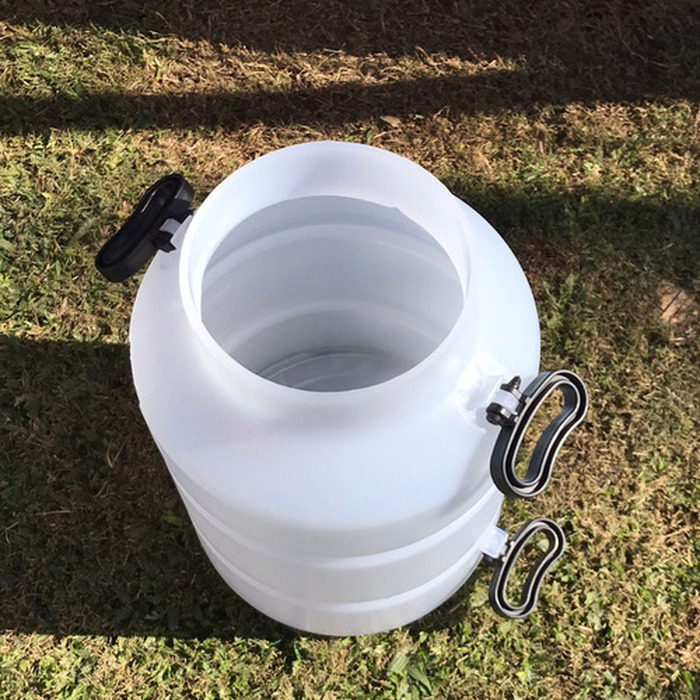 Balde Para Ordenhadeira Em Plástico 40 Litros com 3 alças