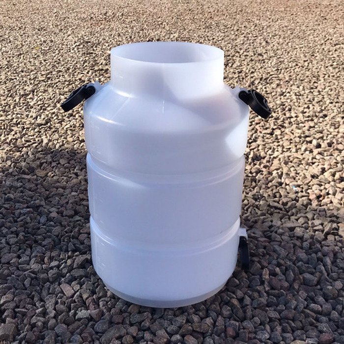 Balde Para Ordenhadeira Em Plástico 40 Litros com 3 alças