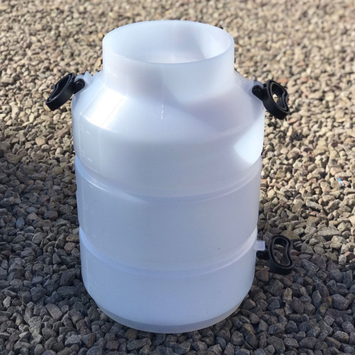 Balde Para Ordenhadeira Em Plástico 40 Litros com 3 alças