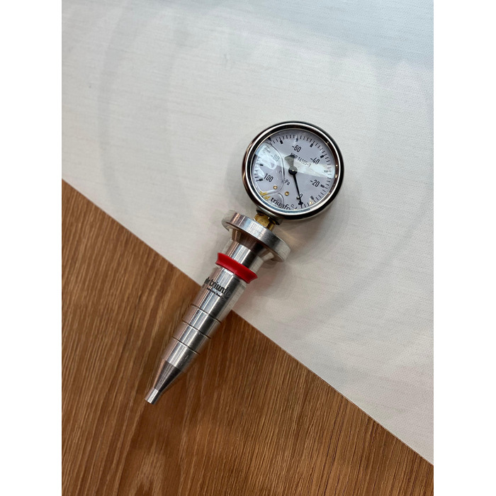 Medidor De Vácuo Na Ponta Da Teteira Para Ordenhadeira