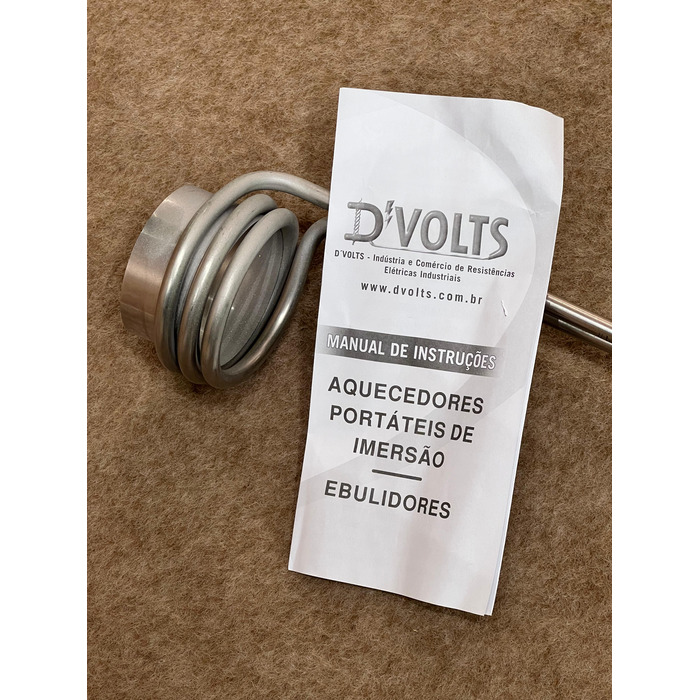 Ebulidor Alumínio Elétrico Água 3000w 52 Cm 220V