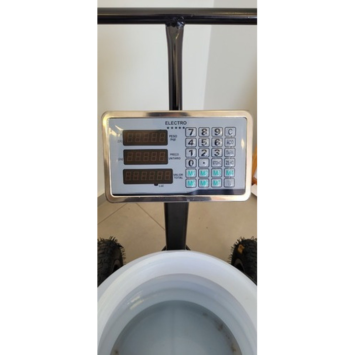 CARRINHO BALANÇA MEDIDOR DE LEITE