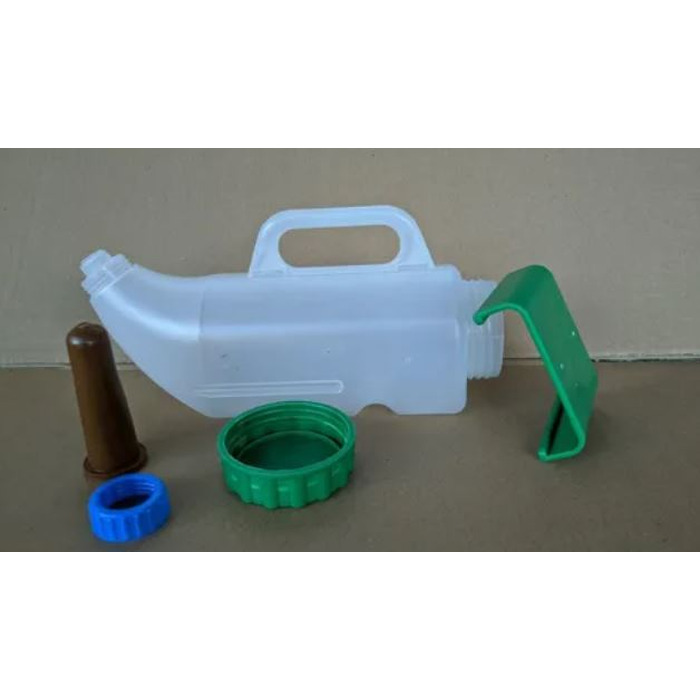 Mamadeira para Bezerros 2,5L com Suporte de Parede - Alimentação Segura e Prática