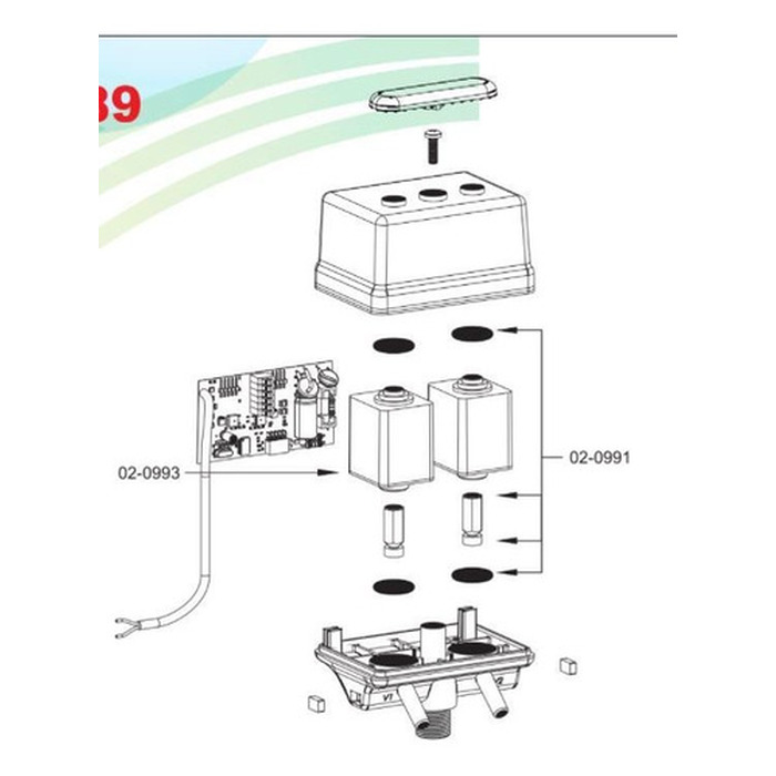 PULSADOR ELETRONICO 2 SAIDAS PRIME
