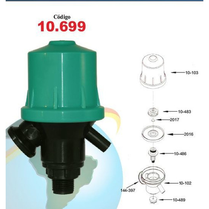 Pulsador Ordenha Simultaneo 4x0 Para Ordenhadeira
