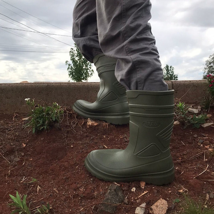 Bota Galocha Brava Em Eva Verde Ultra Leve Eva