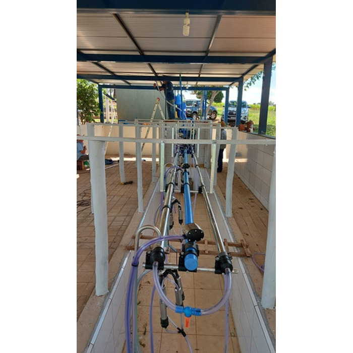 Unidade Final Ordenhadeira Canalizada Em Inox 50 Litros