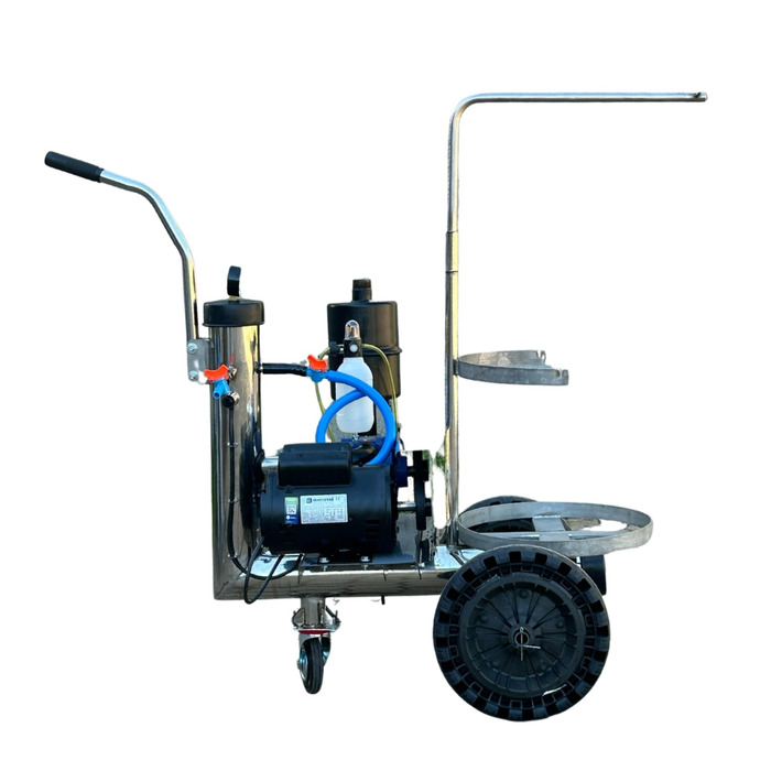 Ordenhadeira Móvel Inox In pulse Bv 300 com suporte de conjunto (140110)