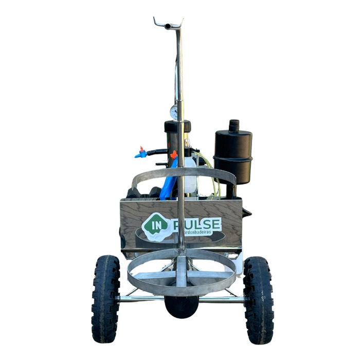 Ordenhadeira Móvel Inox In pulse Bv 450 com suporte de conjunto (140111)