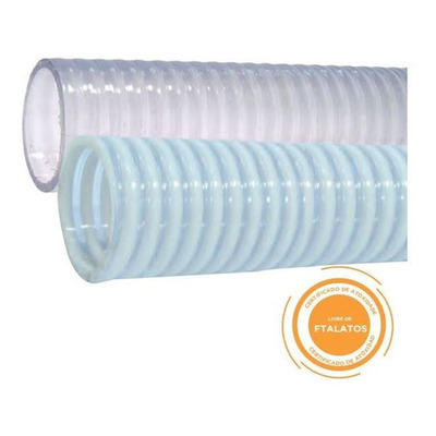 Mangueira espiral atóxica 2' - ROLO COM 25 OU 50 MTS 