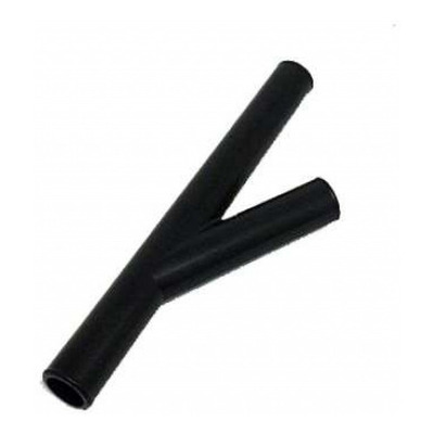 10490 - EMENDA EM Y 1/2 PRETO PLASTICO